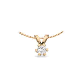 Scrouples VIDA Vedhæng 8 karat guld 0,15ct 2813,15