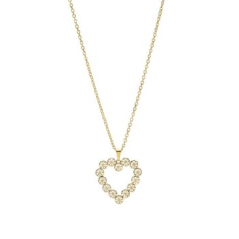 Lund Copenhagen MARGUERIT HALSKÆDE MED HJERTE 90225245-M