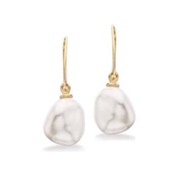 Scrouples Barok perle øreringe 8 kt 118923