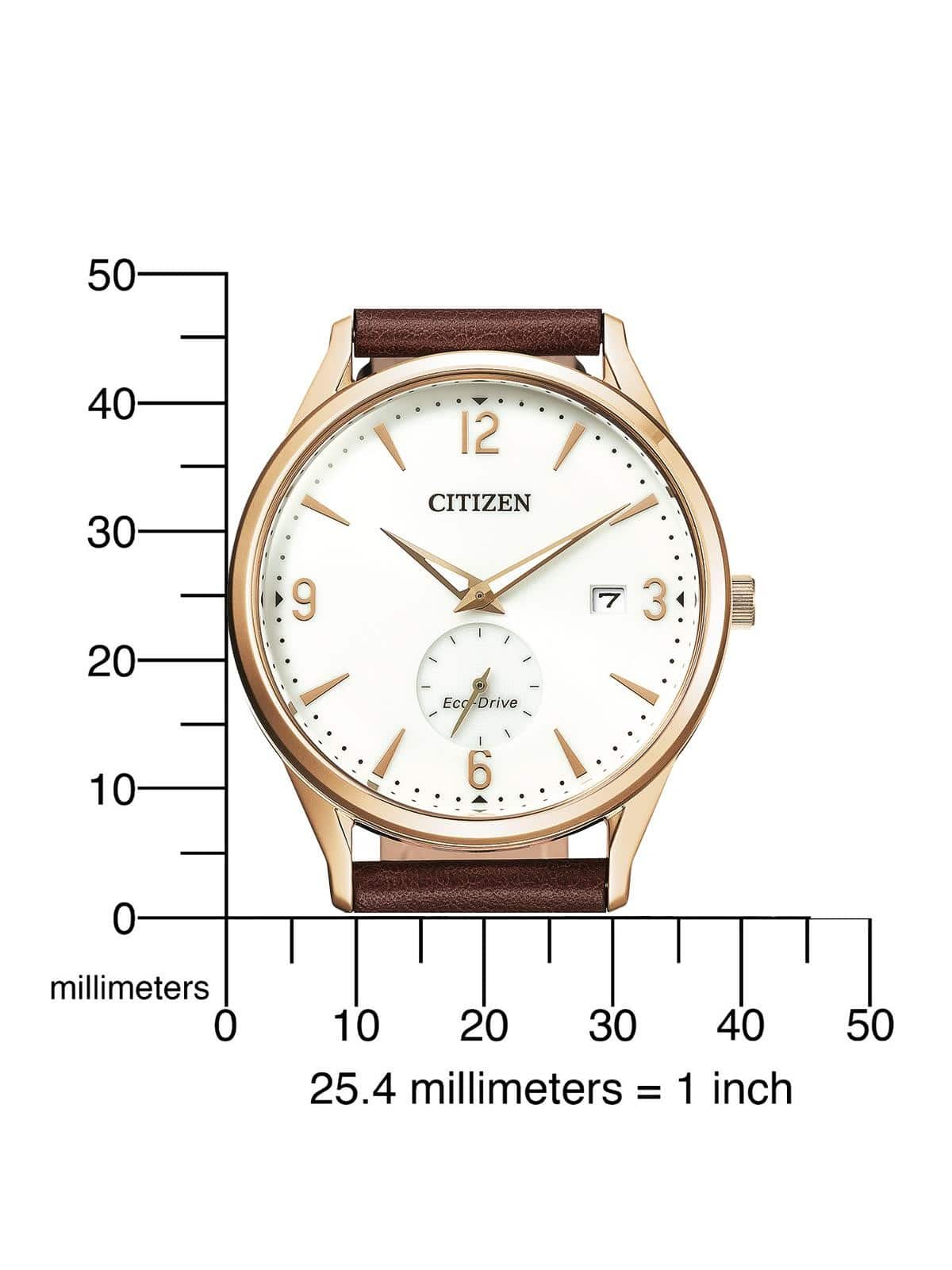 Citizen Classic Eco-Drive Herreur – Rosaguldfarvet Stål – Hvid Skive – 40mm – BV1116-12A - Billede 3