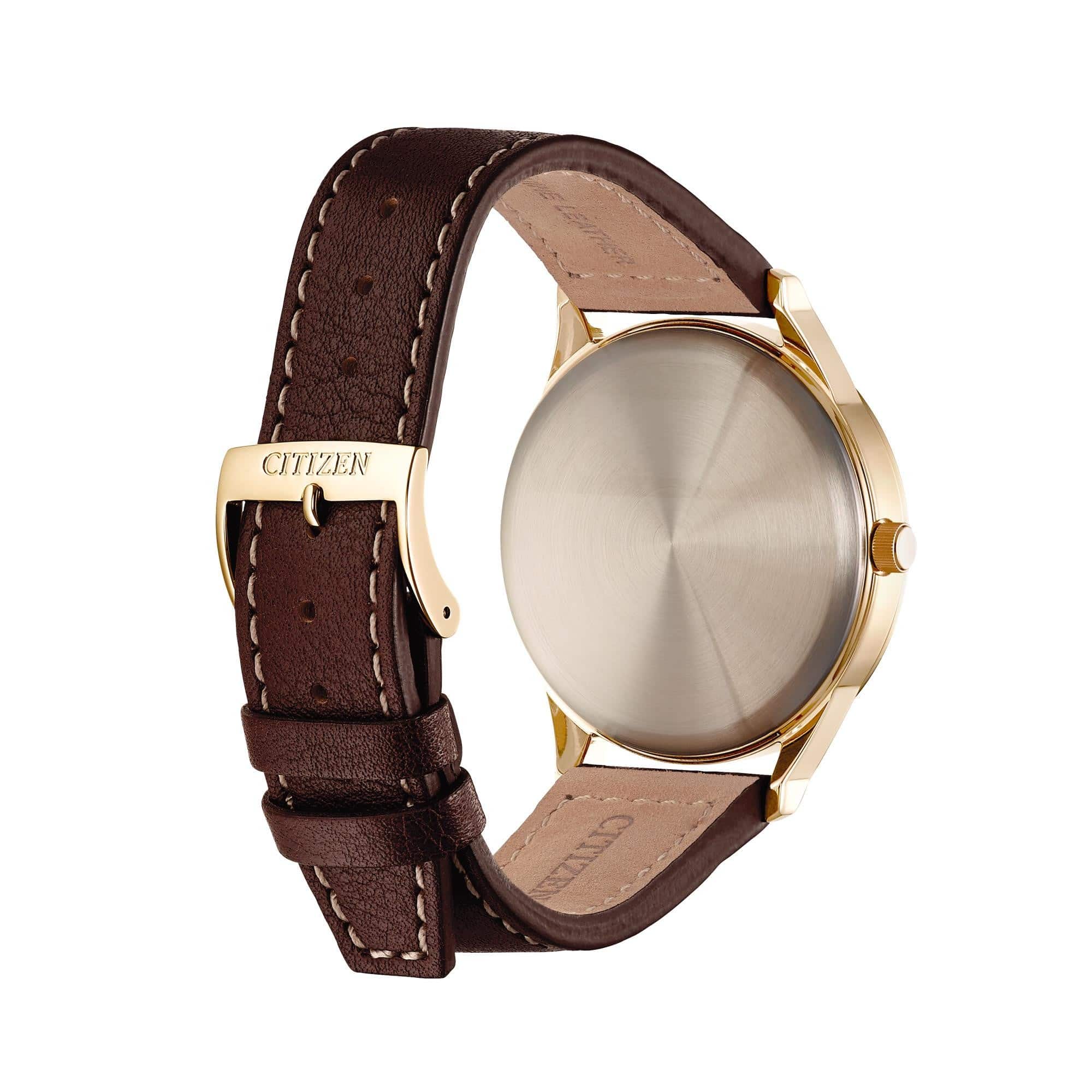 Citizen Classic Eco-Drive Herreur – Rosaguldfarvet Stål – Hvid Skive – 40mm – BV1116-12A - Billede 4