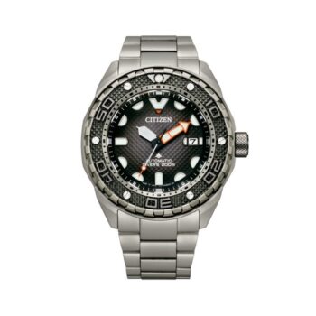 Citizen Promaster Automatic Marine Diver NB6004-83E - professionelt automatic dykkerur i super titanium med sort skive, safirglas og 200m vandtæthed.