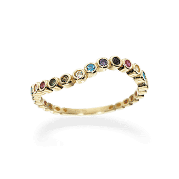 Scrouples 8kt RAINBOW Ring 712123