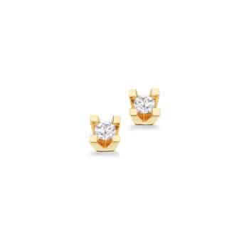 Scrouples Kleopatra Øreringe 14 karat guld med 0,10ct diamant 1135,10