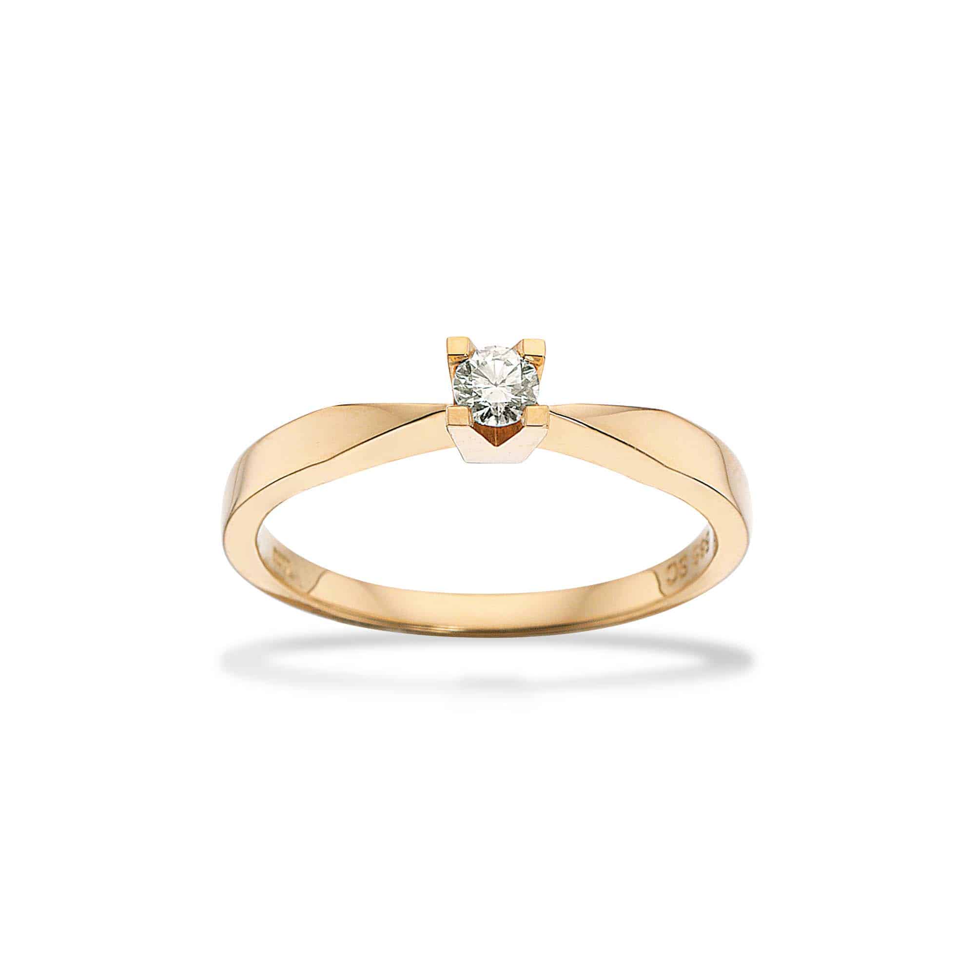 KLEOPATRA Ring 14 Karat Guld 0,05ct 7135,05