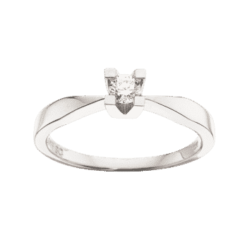 KLEOPATRA Ring 14 Karat Hvidguld 0,15ct 7136,15