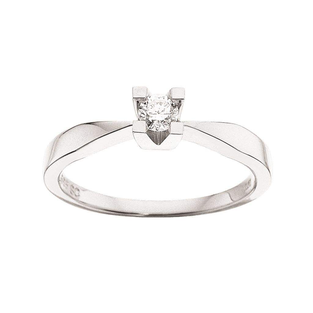 KLEOPATRA Ring 14 Karat Hvidguld 0,15ct 7136,15