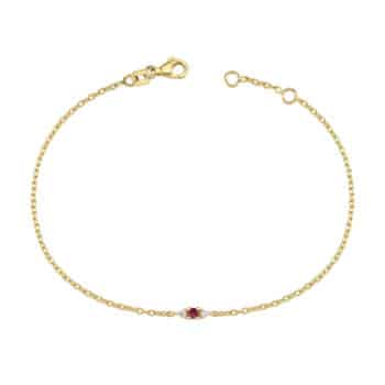 Nuran PETIT Rubin Armbånd B1110 RU 004