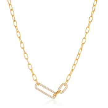 Sif Jakobs CAPIZZI DUO Halskæde SJ-N42232-CZ-YG