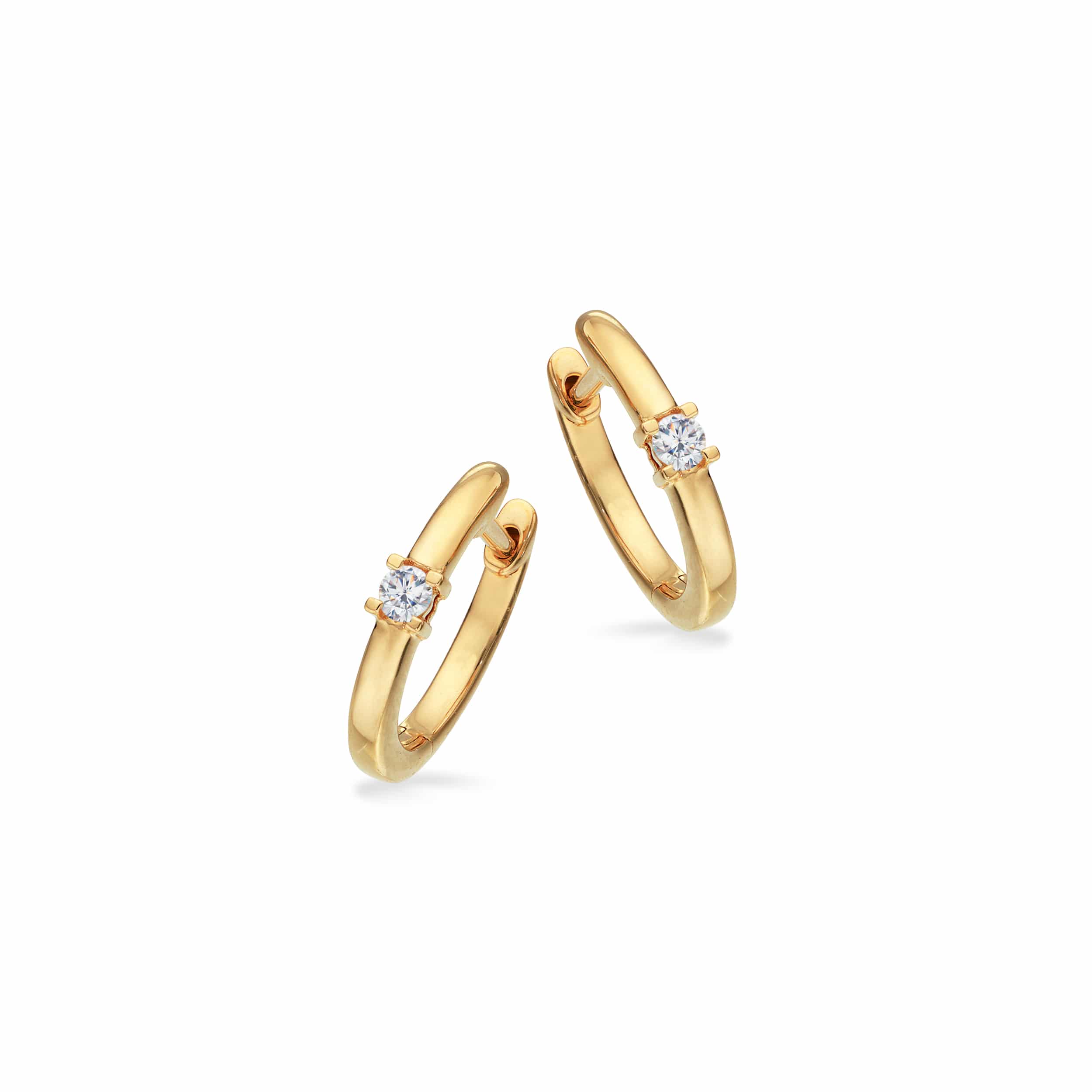 Scrouples Kleopatra Creol 14 karat guld med 0,07ct diamant 1145,07