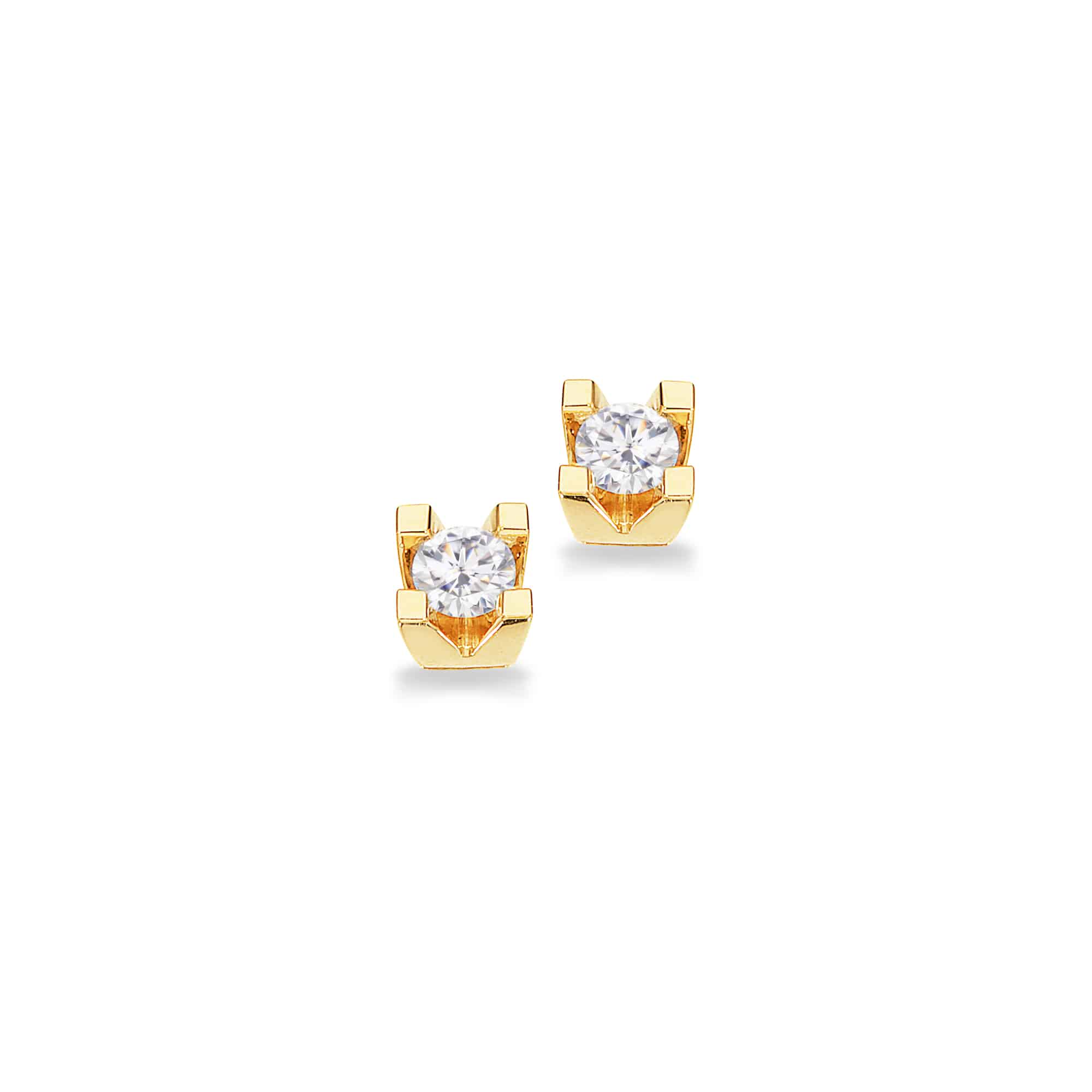 Scrouples Kleopatra Øreringe 14 karat guld med 0,15ct diamant 1135,15