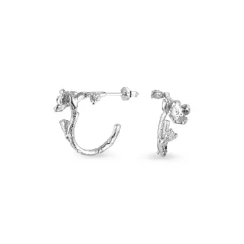 Flora Danica Forglemmigej Kreol Øreringe 907.FMN-HOPC-S