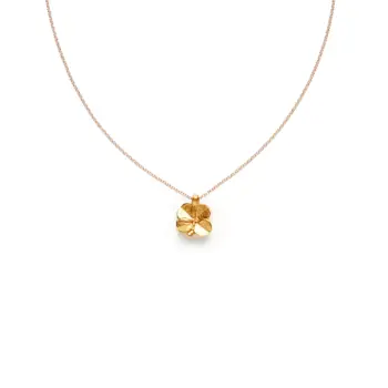 Flora Danica Firkløver Halskæde 907.FLC-NE-G