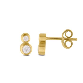 byBiehl Stardust Stud 2 Forgyldt 4-4601a-GP