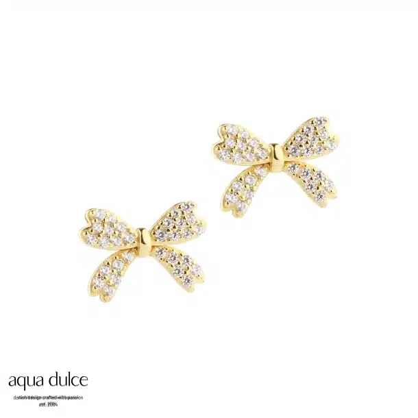 Aqua Dulce Big Darling Sløjfe Øreringe 5805