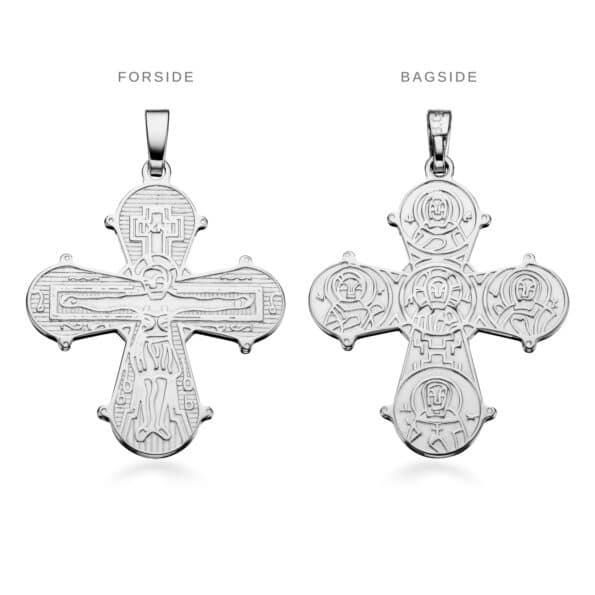 Scrouples Dagmarkors Med Apostle Sølv 25x22mm 20252