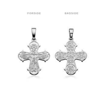 Scrouples Dagmarkors Med Apostle Sølv 17x16mm 20242