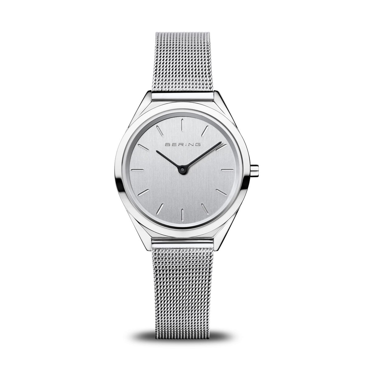 Bering Ultra Slim Dameur 17031-000 med milanese lænke og ultra tynd urkasse på 5 mm