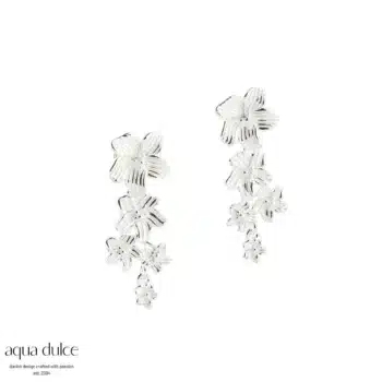 Aqua Dulce Jasmin Big Øreringe Sølv 5883