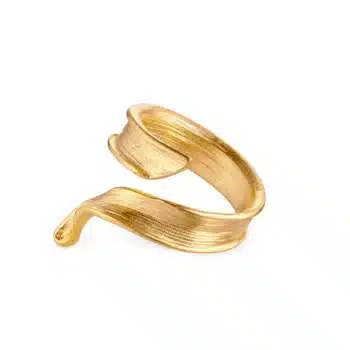 Flora Danica Statement Græs Ring Forgyldt 907.Gr-StRi-G