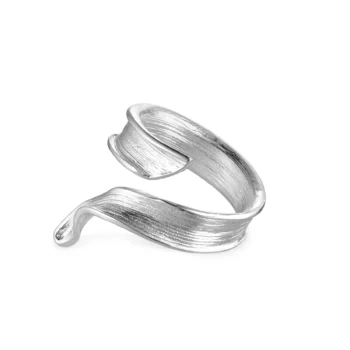 Flora Danica Statement Græs Ring Sølv 907.Gr-StRi-S