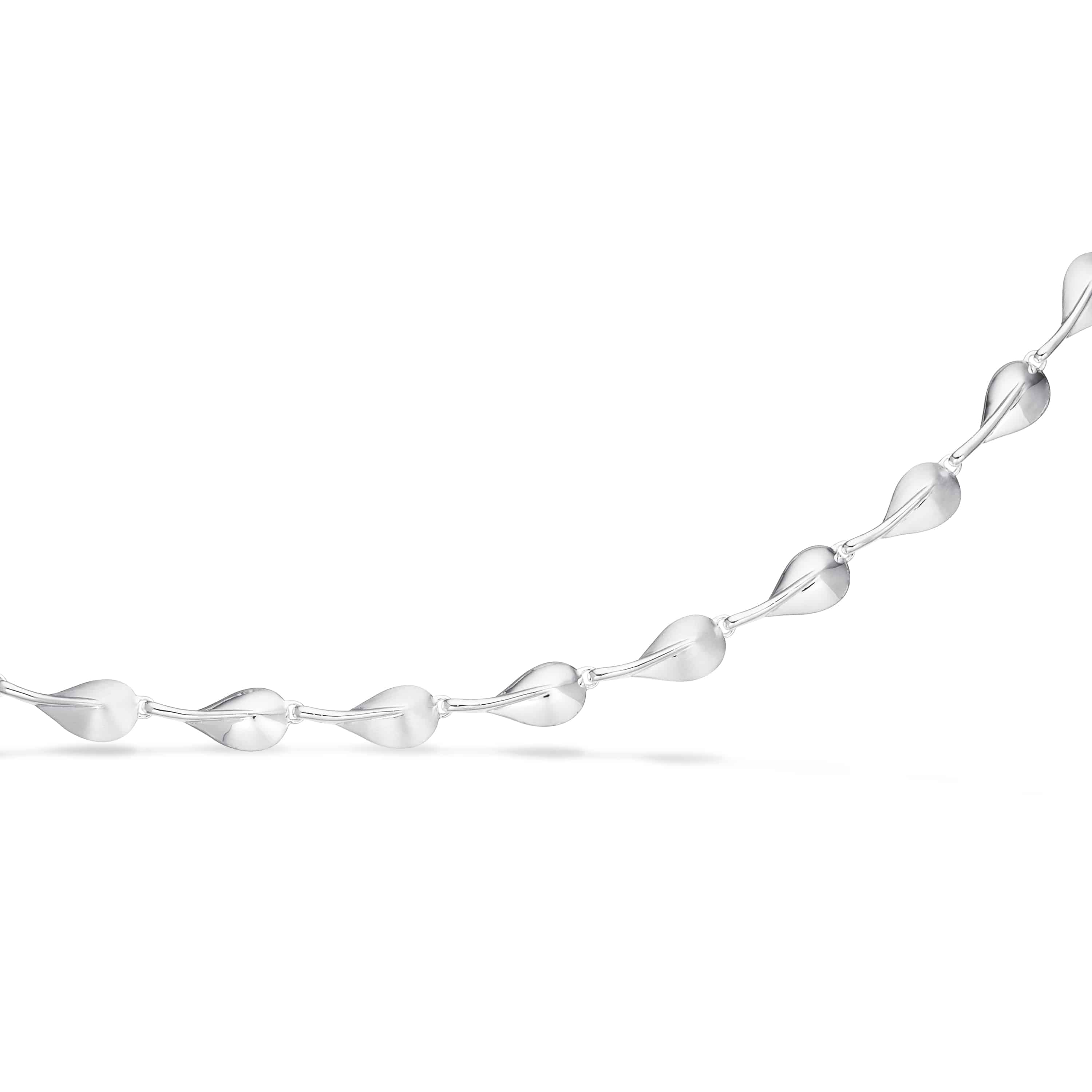 Scrouples Armbånd Mat/Blank Dråbe Led Sølv 39482A.M