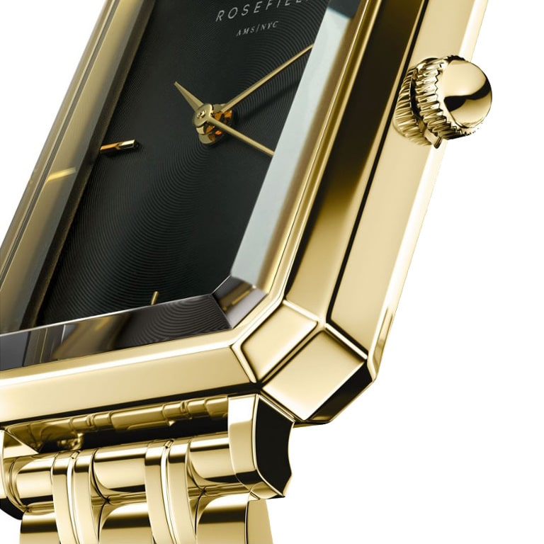 Rosefield The Octagon Black Gold OBSSG-O47