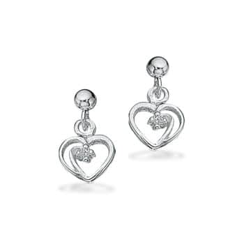 Scrouples Hjerte Øreringe Sølv 138432