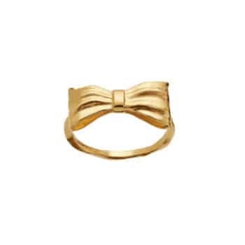 Maanesten Satin Ring Forgyldt 4832a