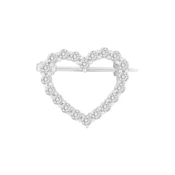 Joanli Nor Obinor Hjerte Broche Sølv 52450000900