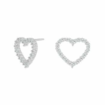 Joanli Nor Obinor Hjerte Øreringe Sølv 30454270900