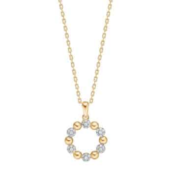 Joanli Nor PennyNor Halskæde Forgyldt Sølv med elegant vedhæng