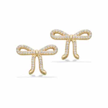 Scrouples Sløjfe Øreringe Forgyldt 163142