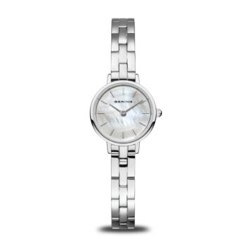 Bering Classic Dameur 11022-704 med perlemors urskive og stållænke spar 30 %