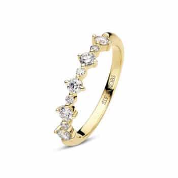 Diamond Brina Ring 14 karat guld med 0,50ct lab-grown diamant
