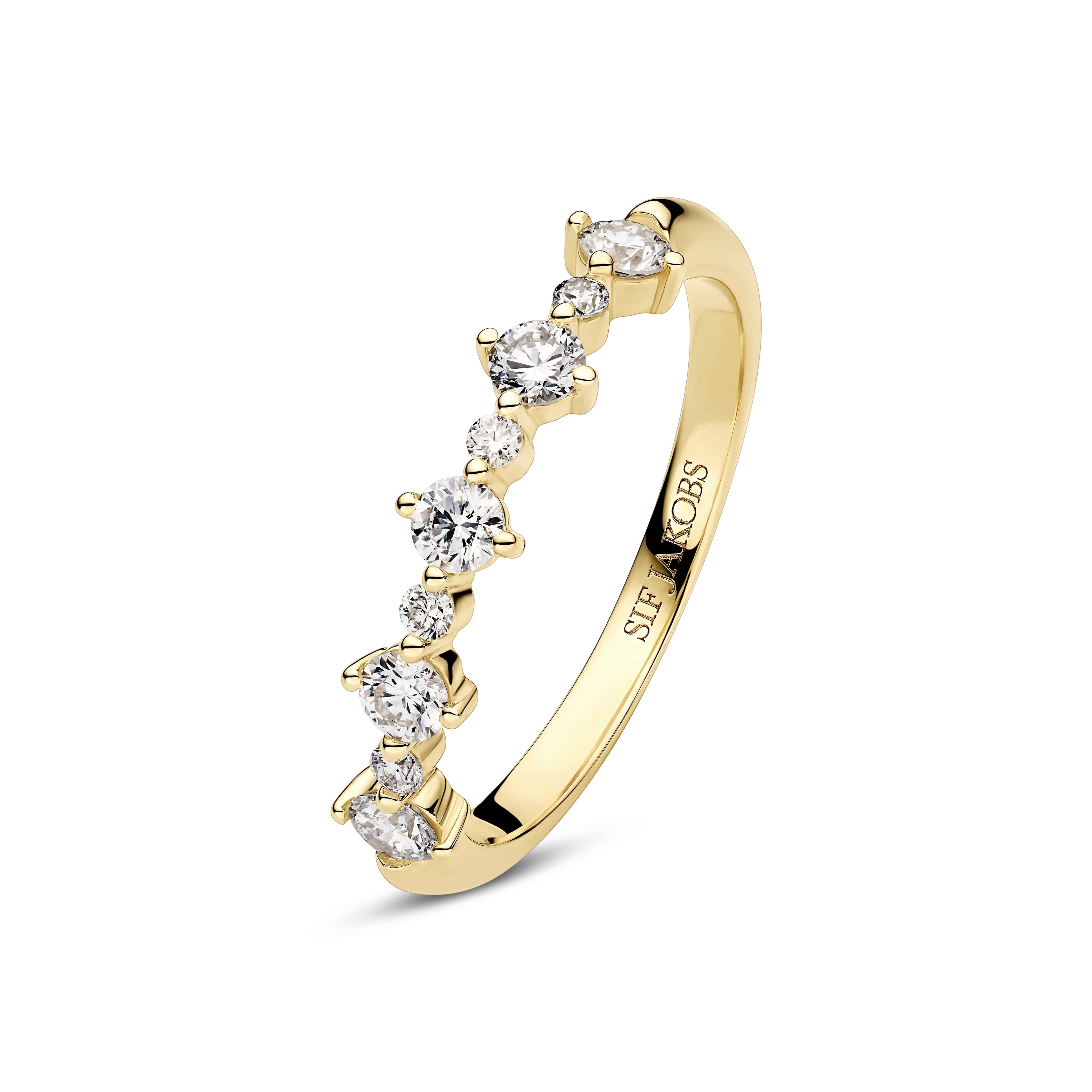 Diamond Brina Ring 14 karat guld med 0,50ct lab-grown diamant