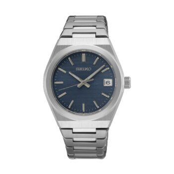 Seiko Classic SUR575P1 dameur med blå urskive og stållænke