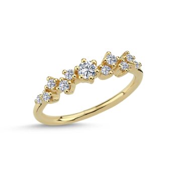 Nuran Twinkle Ring 14 Karat - 0,26ct W/si A2121 026RG