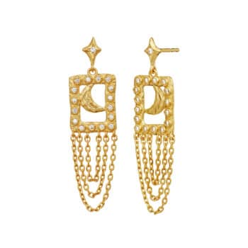 Maanesten Barbra Øreringe Forgyldt Sølv 10026a - Klassiske og moderne smykker fra Maanesten, der giver dit look et unikt præg. Shop online i dag.