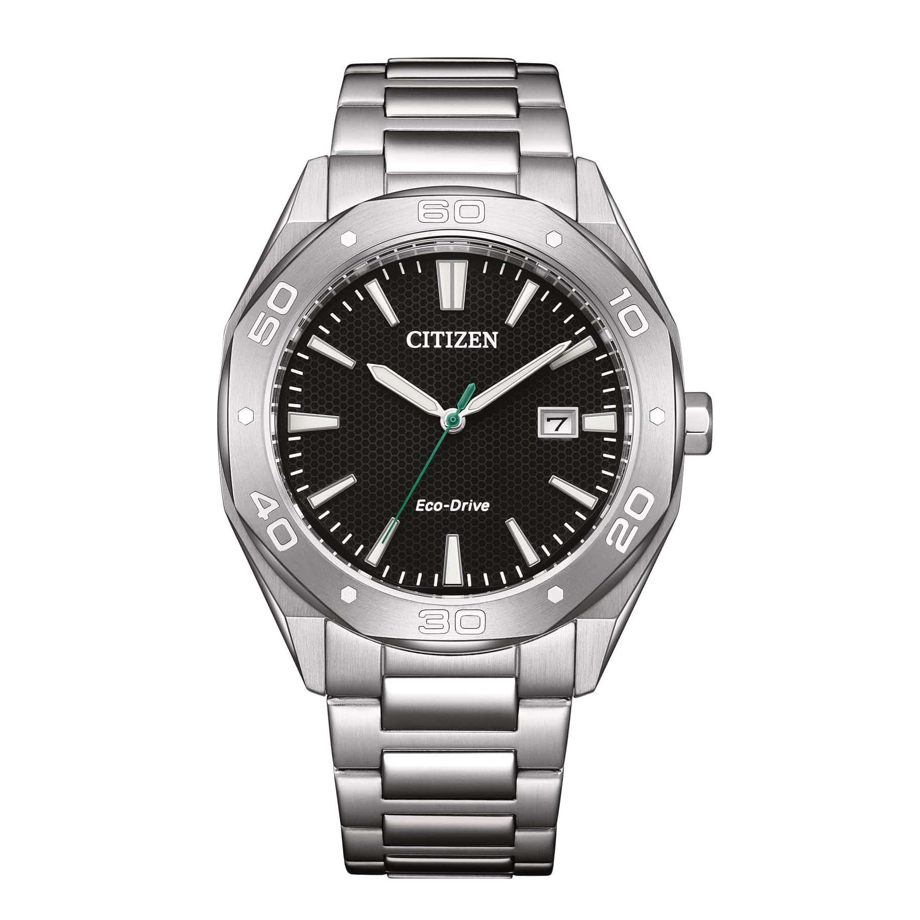 Citizen Classic Eco-Drive BM7631-52E – elegant herreur i rustfrit stål med sort urskive, 41mm urkasse og 100m vandtæthed.