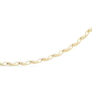 Scrouples armbånd i forgyldt sølv 17+2 cm. Smykke i sterlingsølv med forgyldning og justerbar længde. Et Scrouples armbånd til både gave og hverdag.