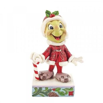 Disney Traditions Jesper Fårekylling Julefigur K2-6008986 - håndmalet resinfigur på 11,5 cm. En hyggelig julefigur fra Pinocchio designet af Jim Shore.