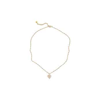 Stine A Amour Halskæde Rose Quartz Forgyldt Sølv 2060-02-OS