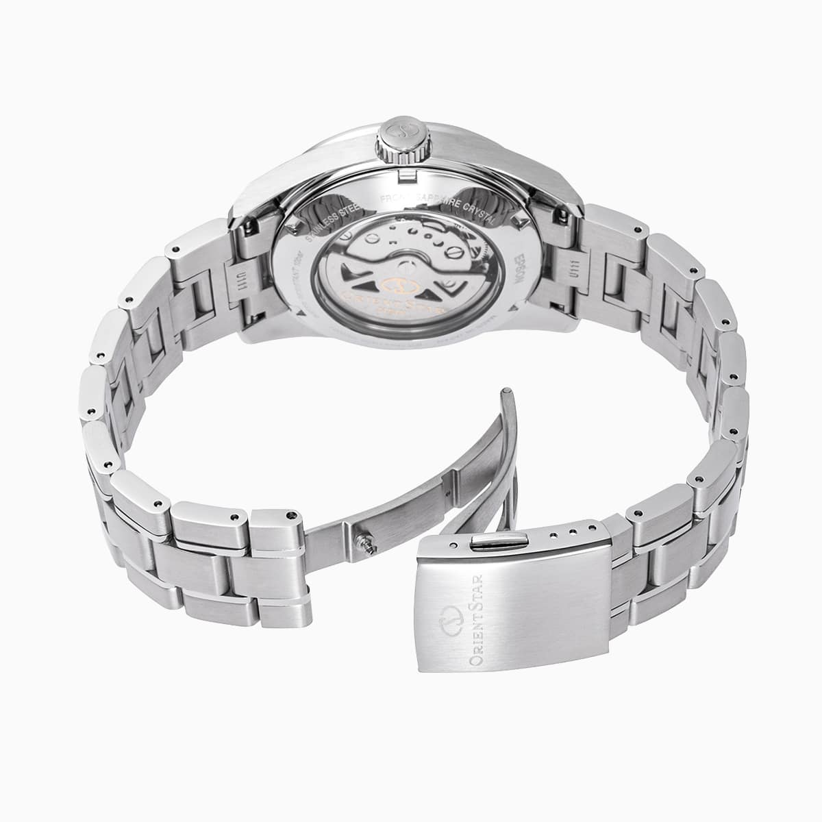 Orient Star Contemporary Date RE-AU0109L med 39mm stålkasse, kobber skive og safirglas. Japansk kvalitet med automatisk værk og 100 m vandtæthed.