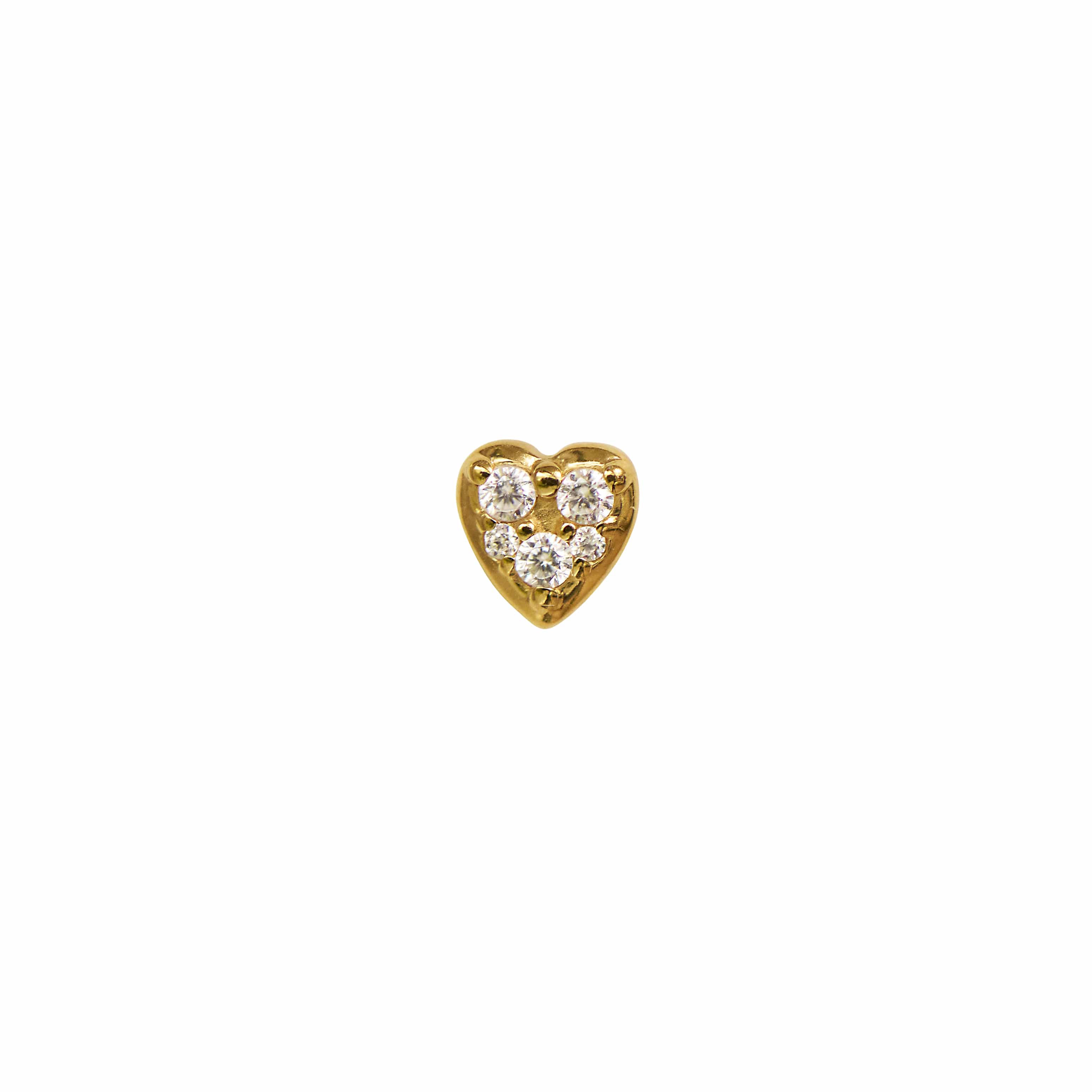 Stine A Petit J´adore ørering forgyldt sølv 1405-02-S