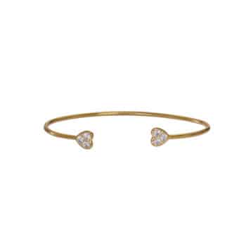 Stine A J´adore armring med hjerter