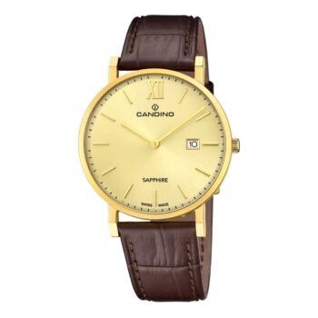 Candino Couple Classic herreur med sort rem og safirglas C4726/2