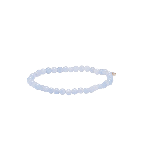 Soï Copenhagen Petite akvamarin armbånd 4 mm