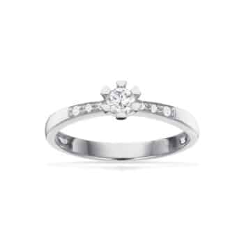 Scrouples Vida Darling diamant ring 0,24 ct 8 kt hvidguld 7824,24
