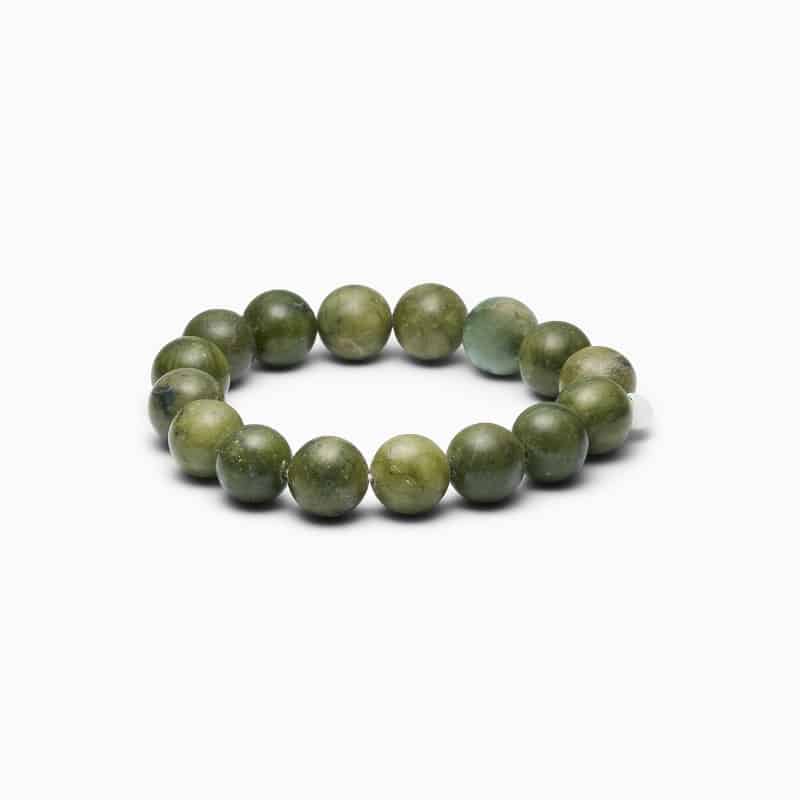 Soï Copenhagen Chunky southern jade krystal stretch armbånd 12 mm CSJ-KA-12MM